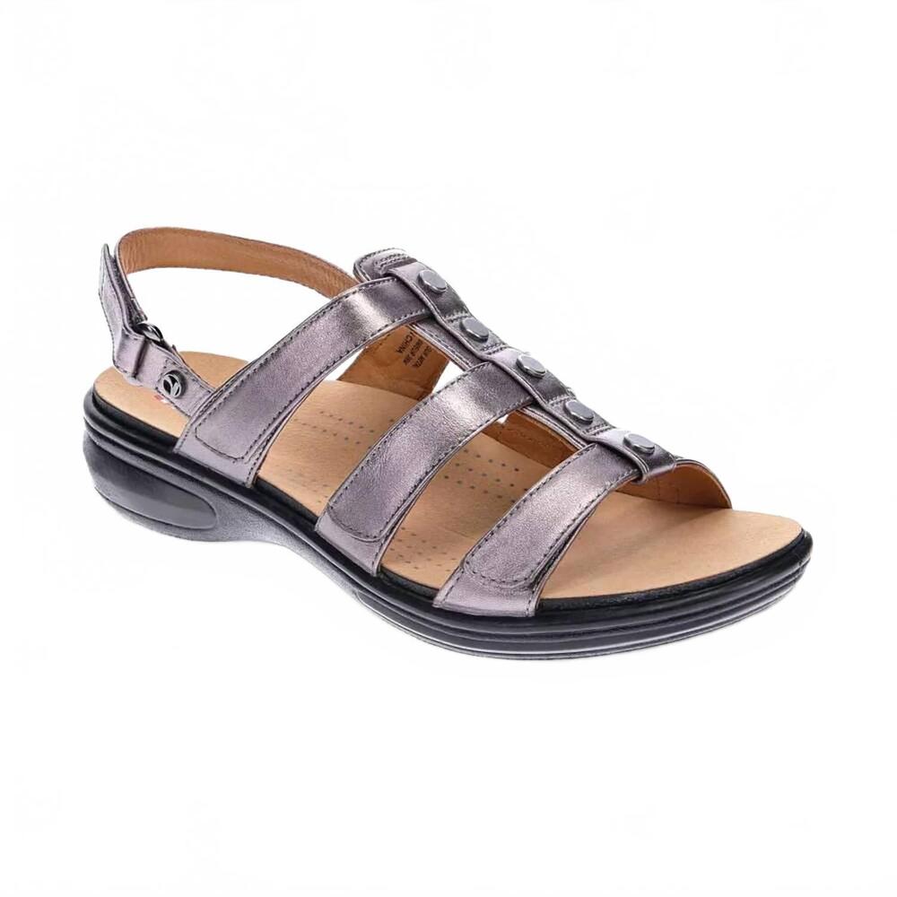 NEW REVERE women's toledo slingback sandal in gunmetal